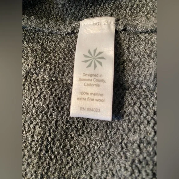 Athleta  Passage Open front cardigan  Gray  Large NWOT - Picture 5 of 13